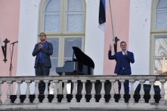 Ott Leplandi ja Rein Rannapi kontsert Toompea lossi rõdul