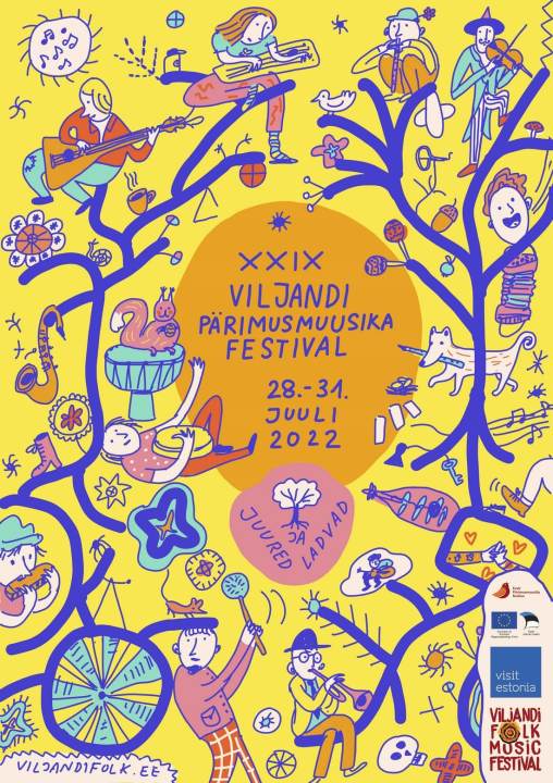 UUENEVA FORMAADIGA VILJANDI PÄRIMUSMUUSIKA FESTIVAL AVALIKUSTAS VEEL VÄRVIKAID VÄLISESINEJAID NING TÄNAVUSE TUNNUSKUJUNDUSE