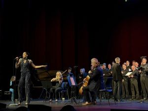 Elina Nechayeva ja Eesti Rahvusmeeskoori ühine kontsert (foto: pressimaterjal)