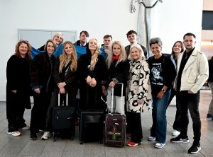 Eurovisiooni lauluvõistluse Eesti delegatsioon Tallinna lennujaamas (foto: MuusikaPlaneet)